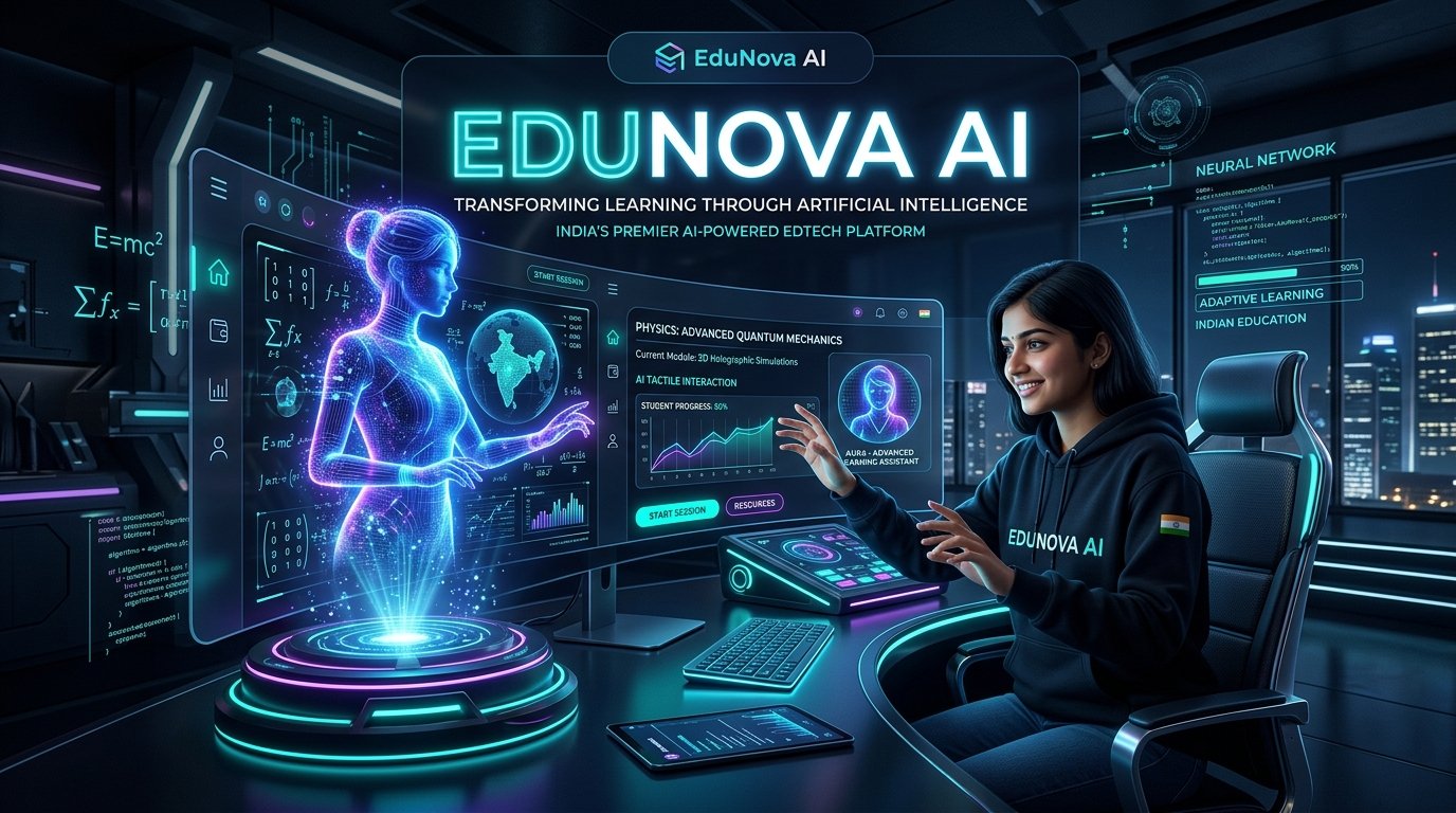 EduNova AI Hologram Assistant Banner